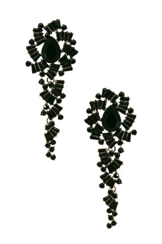 Shashi Black Diamond Earrings