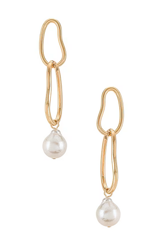 Ettika Pearl Drop Earring